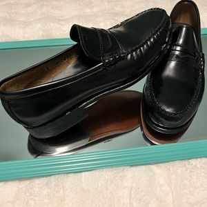 NWOT Men's Iron Age Steel Toe Safety ANSI Blk Leather Penny Loafer